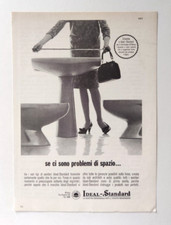 Pubblicita' Ideal-Standard Sanitari Bagno Advertising Werbung Vintage 1965 (F4)