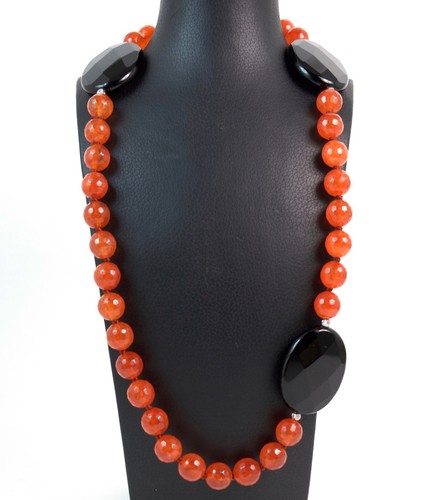 Collana corniola onice - in, e