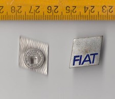 Vintage enamel FIAT buttonhole