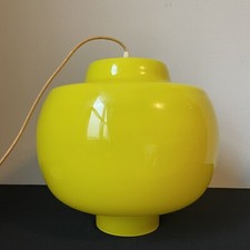 Large yellow pendant - pendant, light