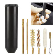  Kit Pulizia per pistola cal. 9mm 38SP 357MG manutenzione armi poligono 7 pcs
