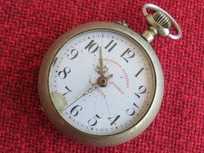 VECCHIO OROLOGIO DA TASCA OROLOGERIA SVIZZERA MARMELS BRESCIA EXPO PARIS 1900