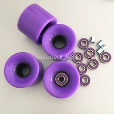 Kit ruote tavola lunga skateboard 60 mm 78A ABEC-9 distanziali cuscinetti ruote cruiser