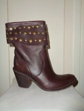 Stivaletti texani pelle, con borchie