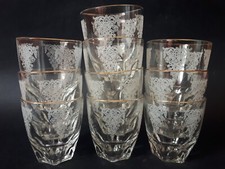 Set 10 Bicchieri vintage vetro
