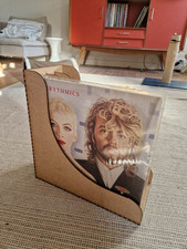 Porta vinili Portadischi Contenitore Legno Marrone 20x33x25H Fatto A Mano. 