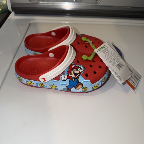 Super mario light crocs - super,