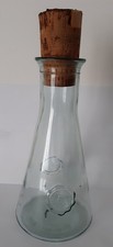 Bottiglia vetro vintage.  Modello depositato Ernesto Barozzi.