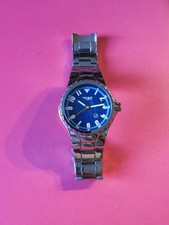 OROLOGIO TRIBE BREIL TW0086 BLU Bracciale In Acciaio Lume Sui Numeri