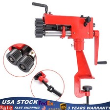 Rullo perline 7" ex piegatrice lamiera acciaio e set 6 matrici strumento bordo sbavatura