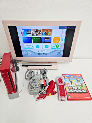 Console nintendo wii rossa - wii,