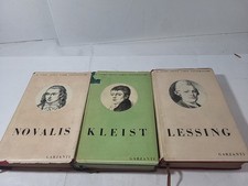 AL 52 :IL FIORE DELLE VARIE LETTERATURE -NOVALIS-KLRIST-LESSING-GARZANTI-3 VOL.