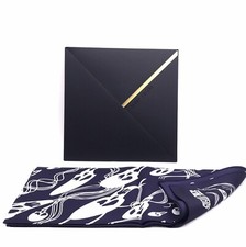 Sciarpa SERGE LUTENS treno fantasmi viola 100% seta edizione limitata