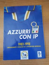 AZZURRI CON IP CALCIO MONDIALI ALBUM FIGURINE COMPLETO ed. MERLIN 1982-1998 