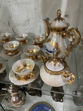 Servizio Per  12 Tazzine Porcellana Tedesca Epoca Meta 900