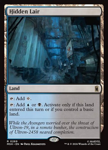 Hidden lair 269 marvel - hidden, super