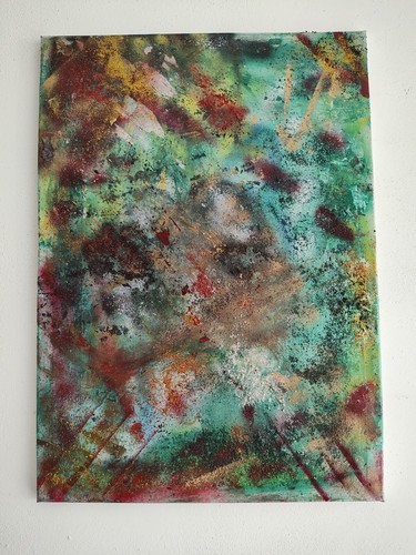 Quadro moderno astratto pezzo - astratto,