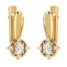 Orecchini Cerchio Goccia