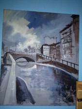 Dipinto olio su tela "