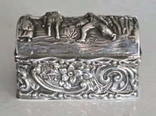 Snuff/trinket Box in argento