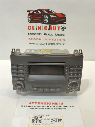 Autoradio per mercedes classe - mercedes,
