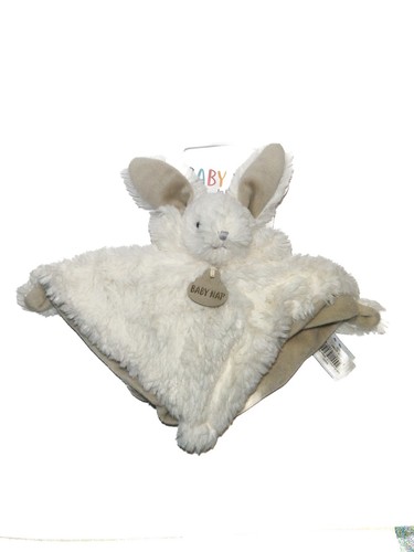 Doudou lapin plat gris chiné - doudou,