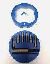 INSERTI PER TRAPANO AVVITATORE PUNTE CACCIAVITE TAGLIO CROCE STELLA SET 7pz kit