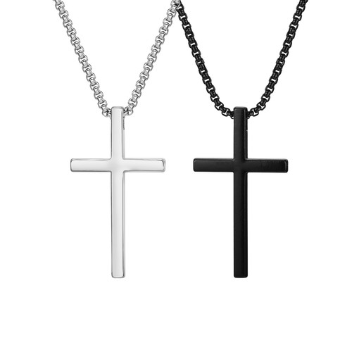 Collana croce per uomo - per,