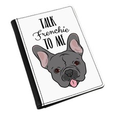 Talk Frenchie To Me Bulldog Francese Custodia Passaporto Cover A - Cane Pupazzo