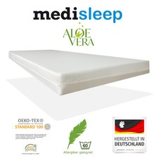 Materasso arrotolabile Comfort Medisleep rivestimento AloeVera 180 x 200 x 15 cm grado di durezza 1