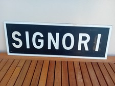 targa insegna ferro originale