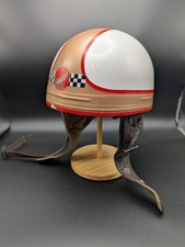 Vintage Retrò Mike The Bike Hailwood Replica Cromwell Mezzo Casco Budino Bacino