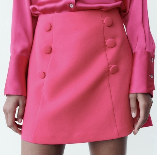 Zara minigonna con dettagli - , a