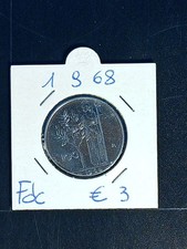 MONETA   REPUBBLICA ITALIANA  100 LIRE 1968 FIOR DI CONIO  TIPO GRANDE