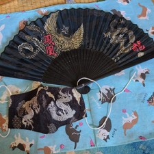 Ventaglio pieghevole drago