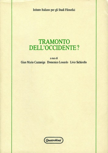 Tramonto dell occidente - tramonto, dell’occidente?