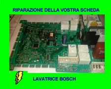 Riparazione scheda lavatrice Bosch Logixx Sensitive