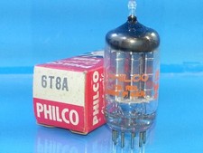 PHILCO 6T8 A EABC 80 6AK8 TUBO