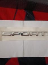 scritta originale SPORT fiat