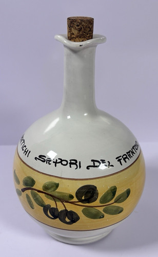 Bottiglia olio oliva ceramica
