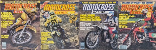 Vintage motocross action - vintage, action"