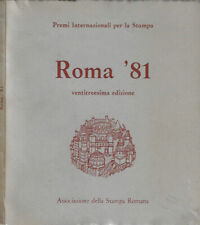 Premi Internazionali per la Stampa  Roma '81. . Città di Roma, Roma Regione, Rom