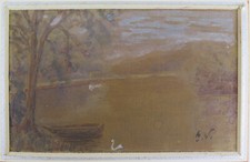 ANTICO DIPINTO AD ACQUERELLO