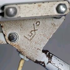 Lampada Vintage Luxo 'Naska Loris'   Italia Anni 60-70 Alluminio Smaltato Bianco