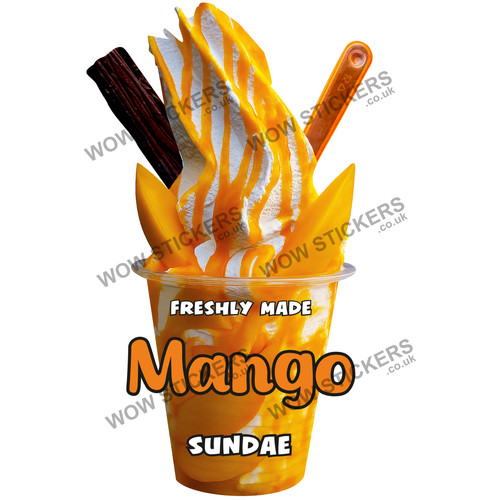 Adesivo furgone gelato - , fette