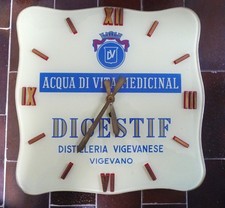 orologio pubblicitario vintage