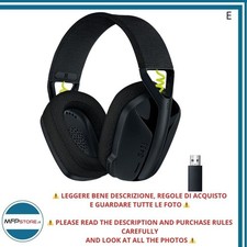 Cuffie Gaming Wireless Logitech G435 LIGHTSPEED Bluetooth - Nero  TESTATO