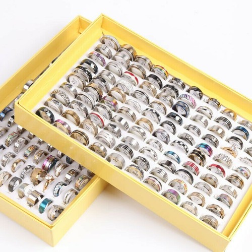 100 lotto mix moda anelli - 100,
