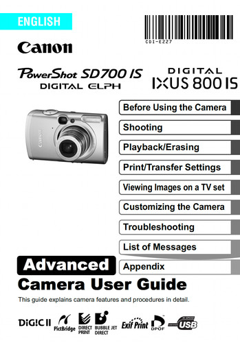 Canon powershot sd700 - is, ixus