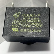 CBB61 9mfd 9uF 300V VAC Resina